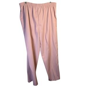 Alfred Dunner 18W Blush Pink Pull On Pants/Trousers [0341]